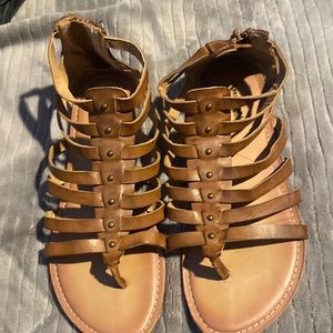 Brown sandals